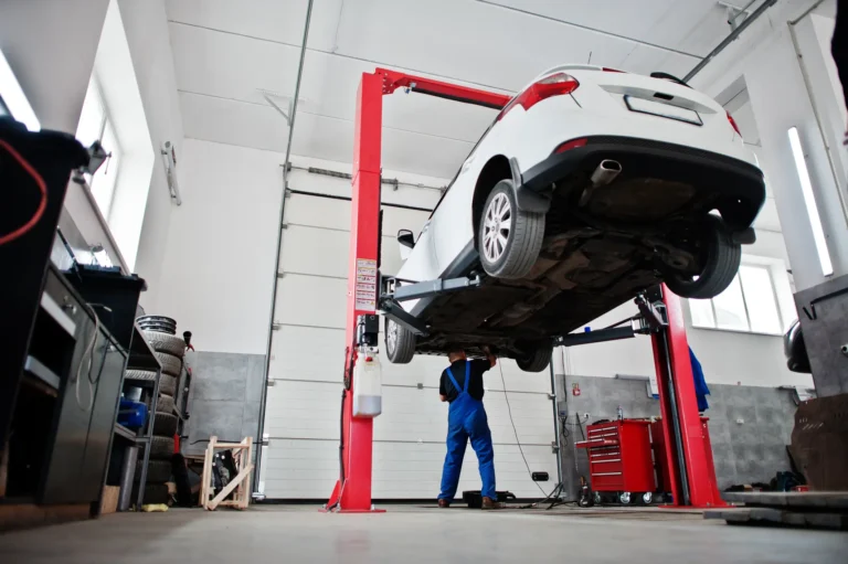 Garage lifts financed through equipment leasing
